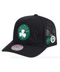 Boston Celtics Nostalgia Blk 110 Flex Trucker Snapback