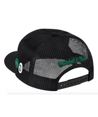 Boston Celtics Nostalgia Blk 110 Flex Trucker Snapback