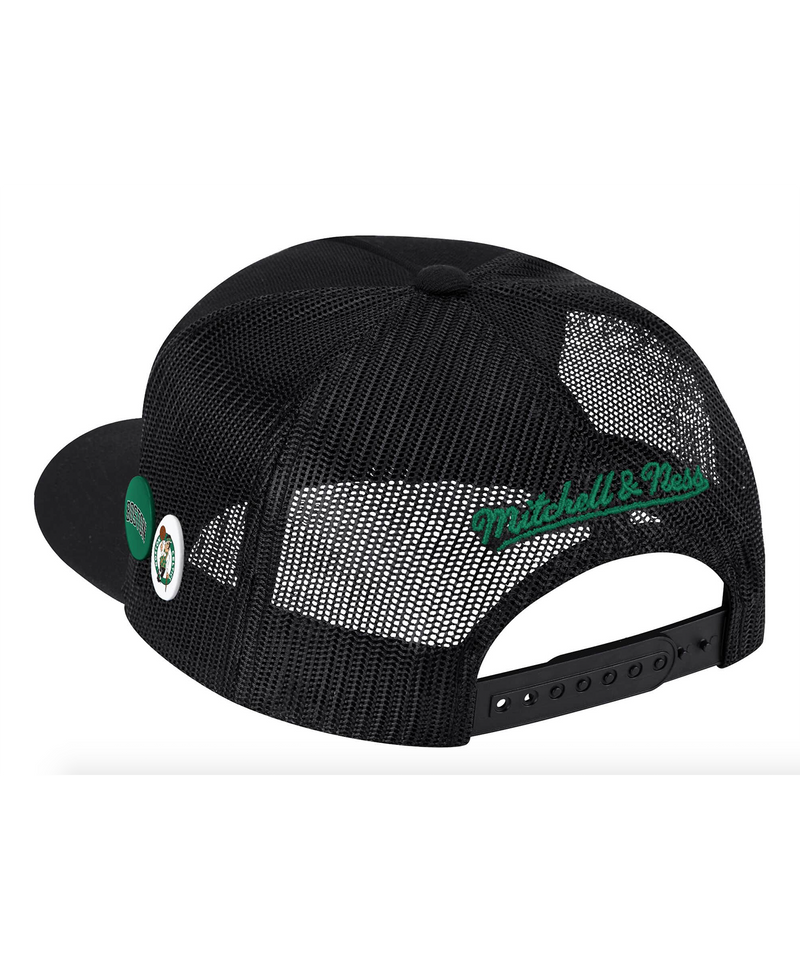 Boston Celtics Nostalgia Blk 110 Flex Trucker Snapback