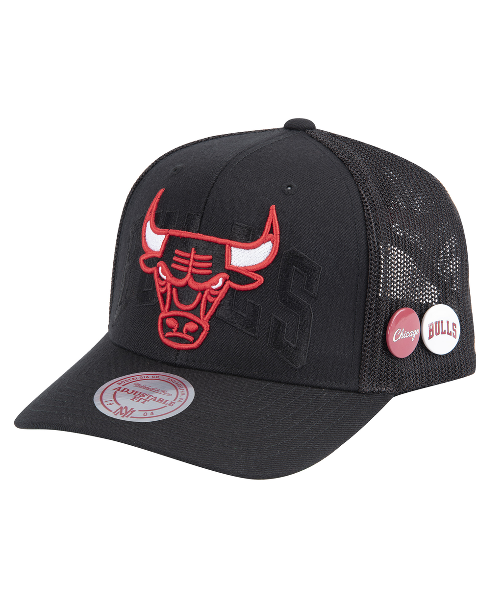 Chicago Bulls Nostalgia Blk 110 Flex Trucker Snapback