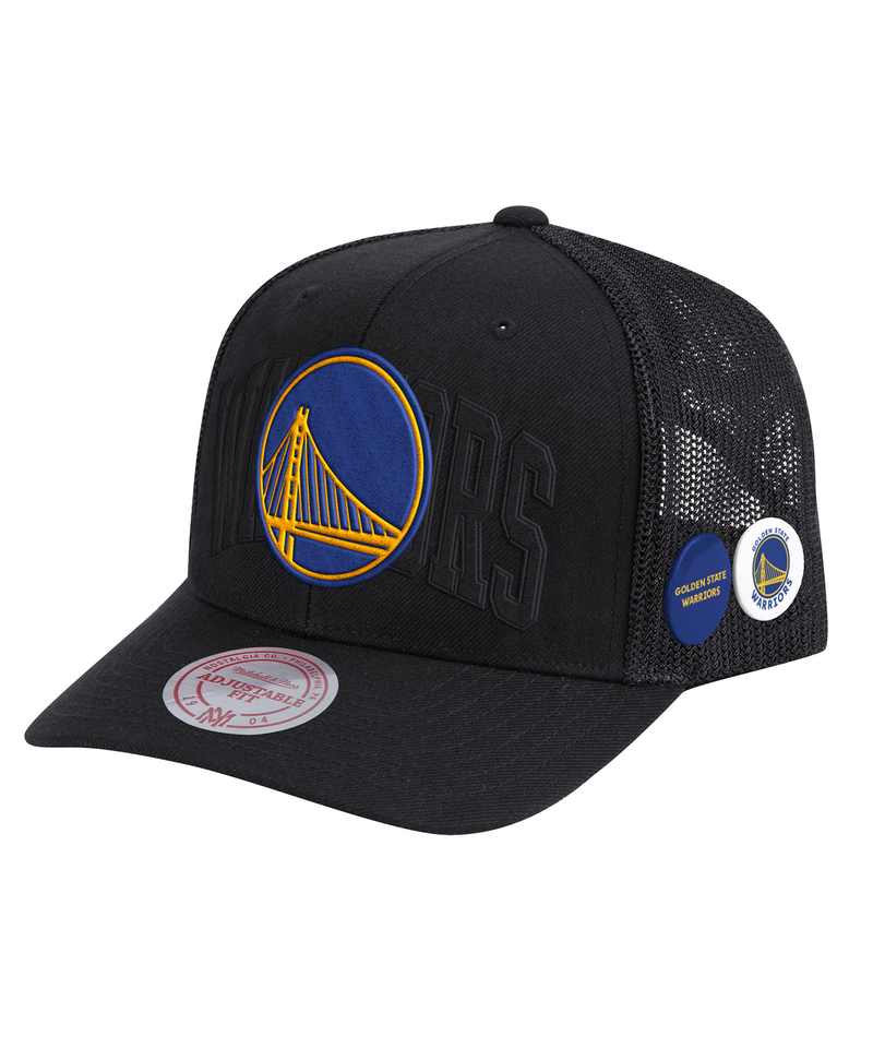 Golden State Warriors Nostalgia Blk 110 Flex Trucker Snapback