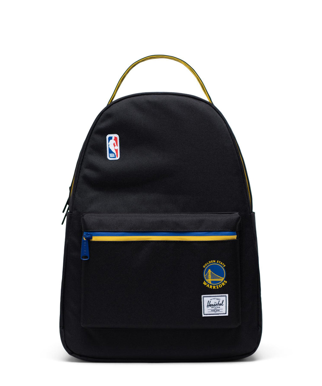 Golden State Warriors Nova Mid Backpack Black/Royal/Yellow