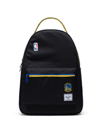 Golden State Warriors Nova Mid Backpack Black/Royal/Yellow