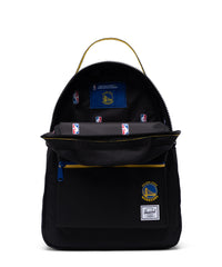 Golden State Warriors Nova Mid Backpack Black/Royal/Yellow