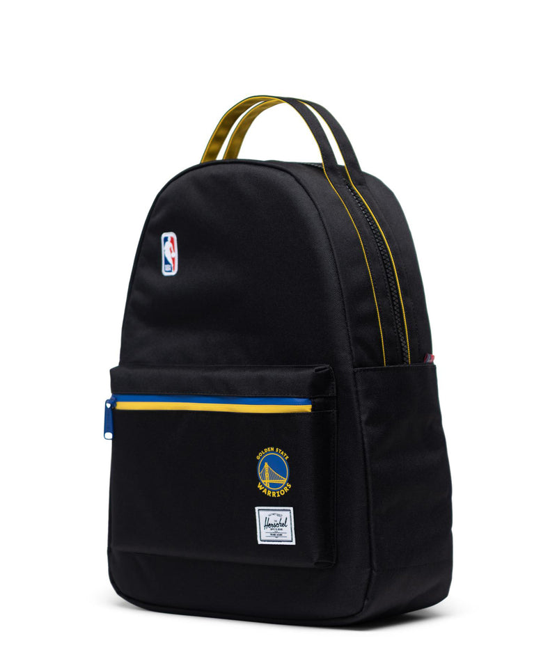 Golden State Warriors Nova Mid Backpack Black/Royal/Yellow