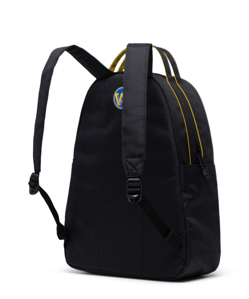 Golden State Warriors Nova Mid Backpack Black/Royal/Yellow