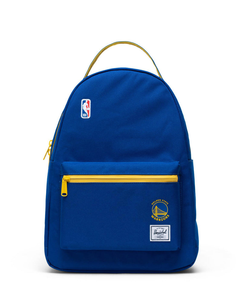 Golden State Warriors Nova Mid Backpack Royal/Yellow