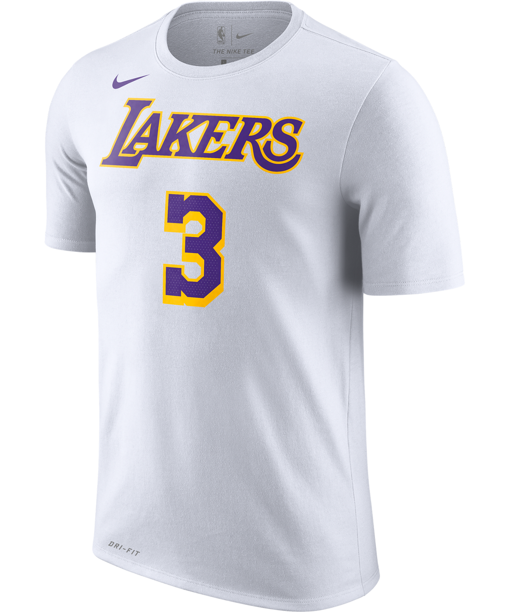 Anthony Davis LA Lakers Nike Association Edition Name and Number Tee