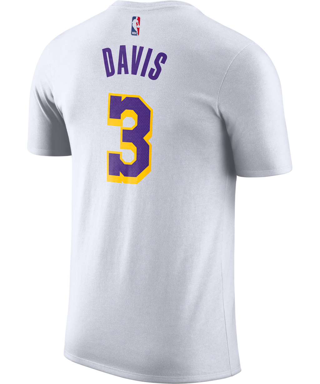 Anthony Davis LA Lakers Nike Association Edition Name and Number Tee